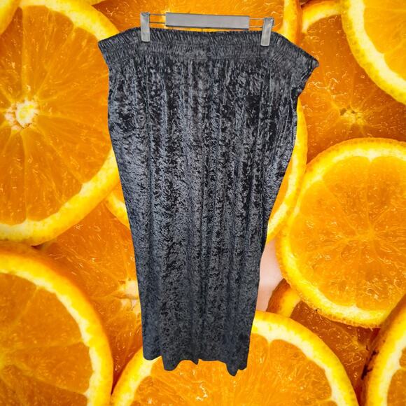 Kathyrn Deene Pants Suit Velour Black with Colorful Patches Size 26/28‎ - Picture 4 of 11